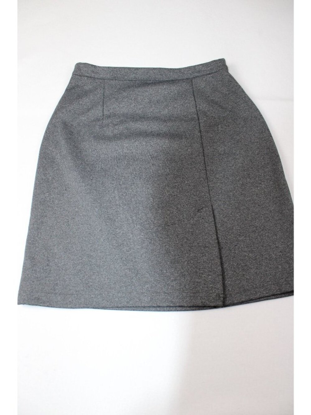 LandN Sea Gray A-Line Midi Skirt Medium